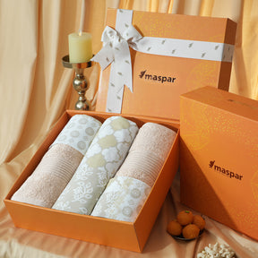 Bed Bath Set 6 Pcs Ideal For Gifting Lennon Mustard
