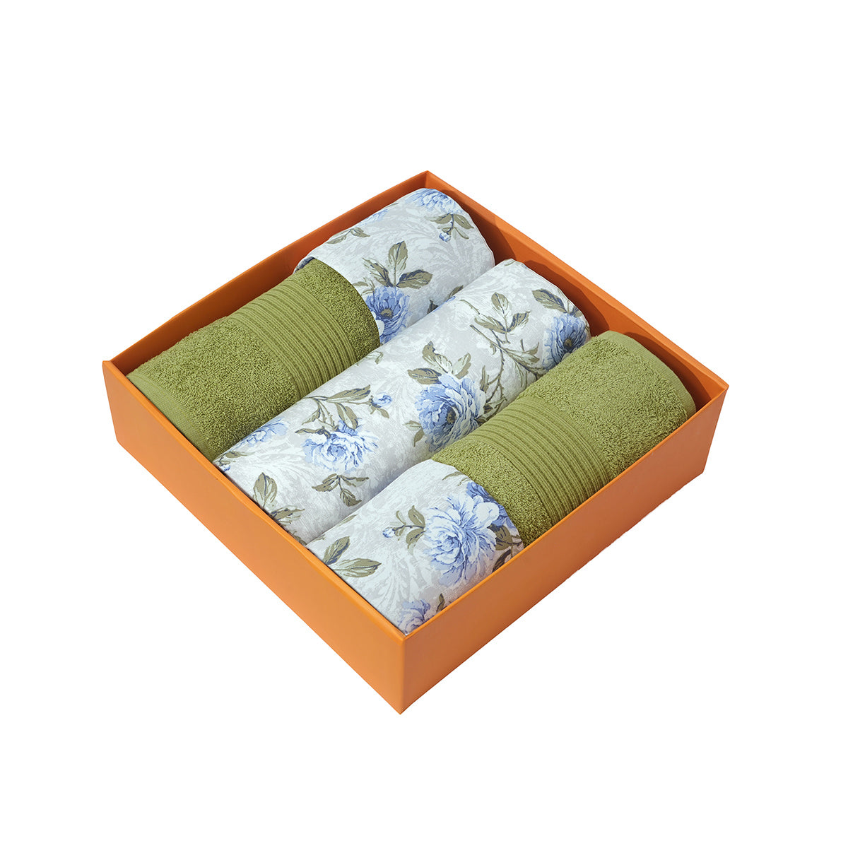 Bed Bath Set 6 Pcs Ideal For Gifting Rosendale Blue