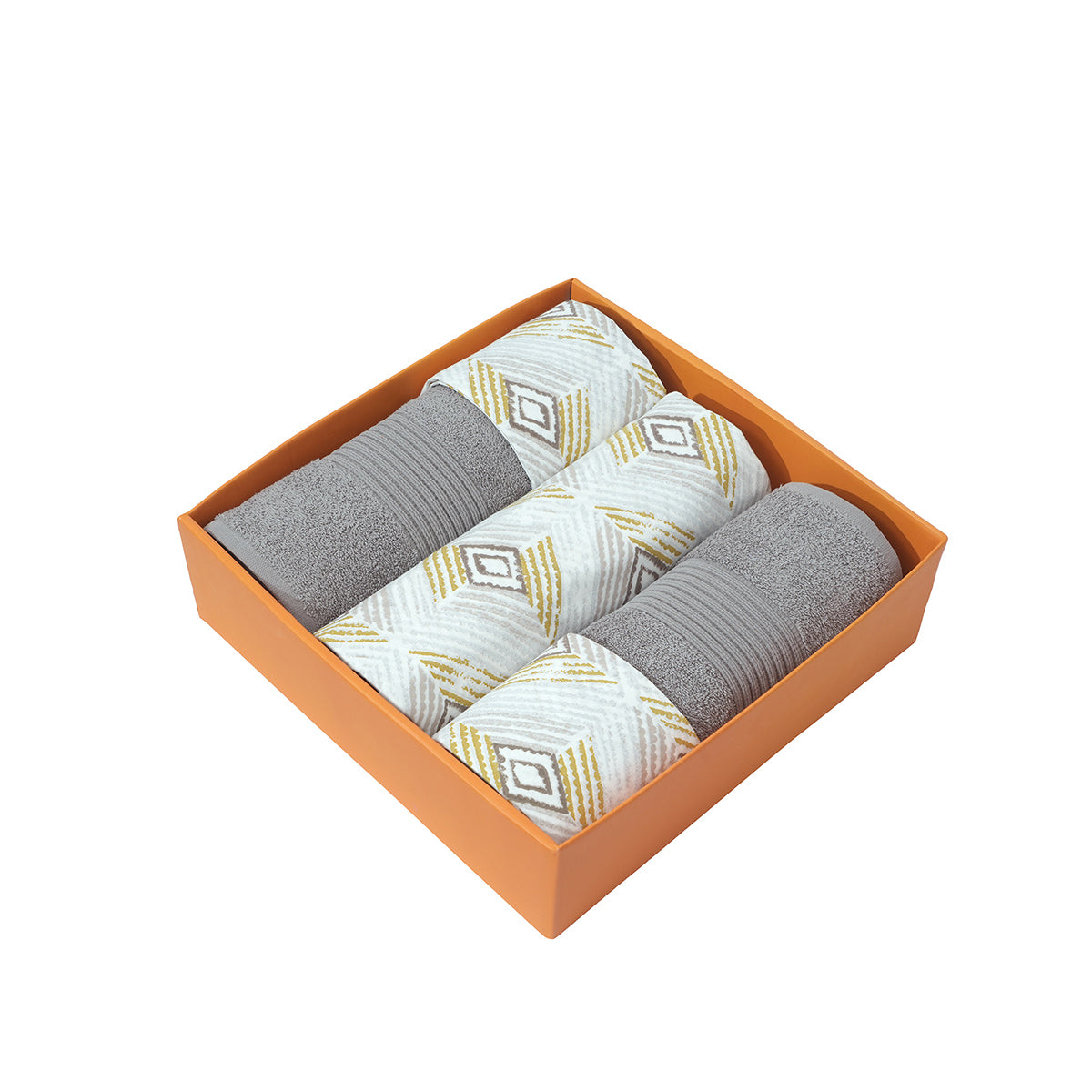 Bed Bath Set 6 Pcs Ideal For Gifting Stefani Mustard