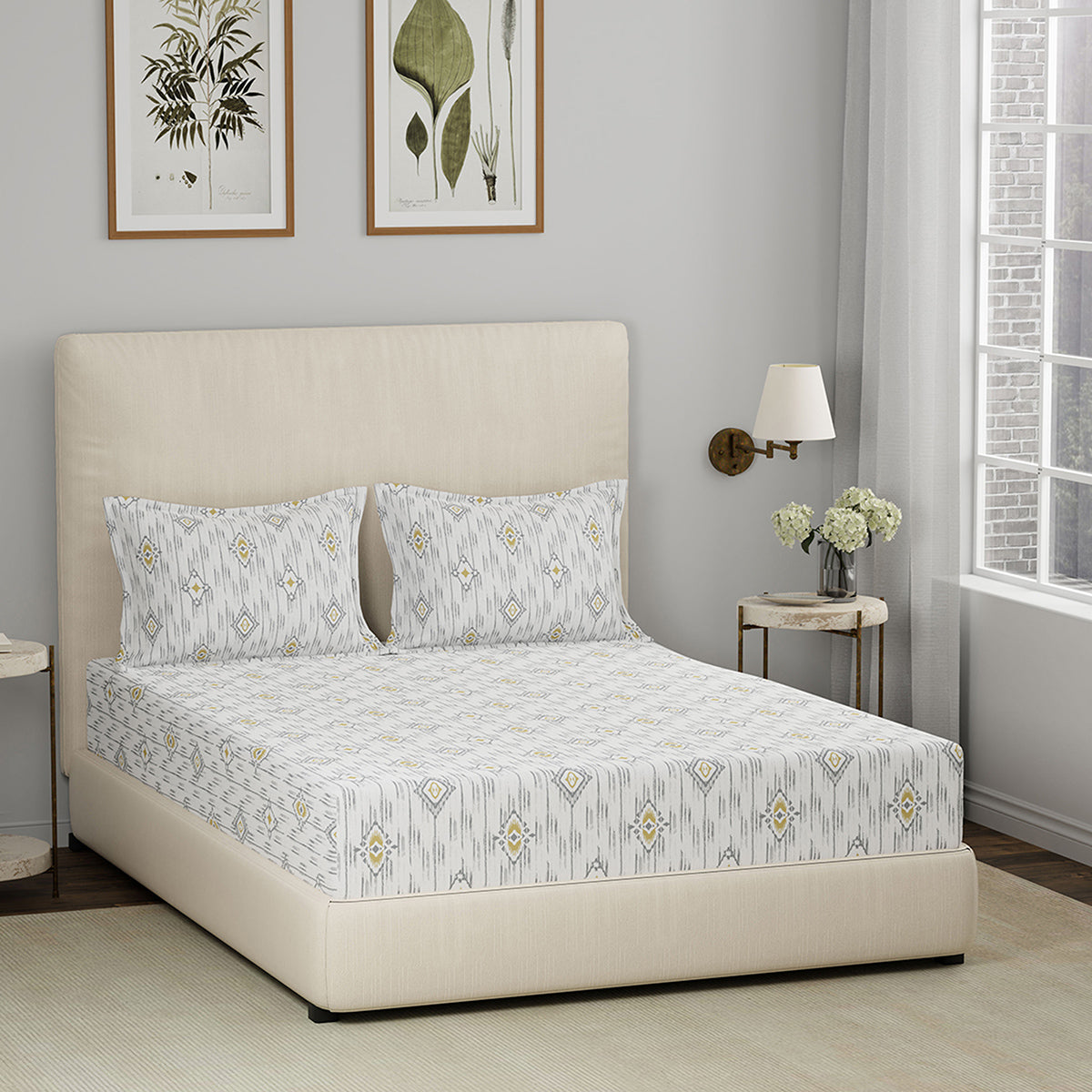 Bed Bath Set 6 Pcs Ideal For Gifting Stefani Mustard