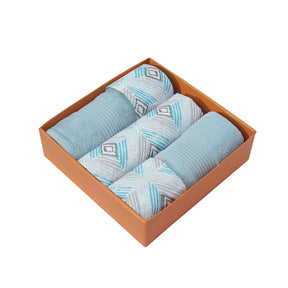 Bed Bath Set 6 Pcs Ideal For Gifting Urban Blue