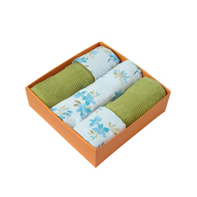 Bed Bath Set 6 Pcs Ideal For Gifting Wren Aqua