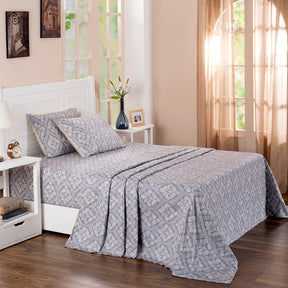 Royal Botanic Diamond Festivity 200 TC Cotton 6PC Bed Bath Set