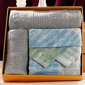 Royal Botanic Streak Tint 200TC Cotton 6PC Bed Bath Set