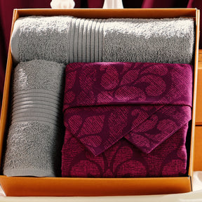 Royal Botanic Diamond Festivity 200 TC Cotton 6PC Bed Bath Set