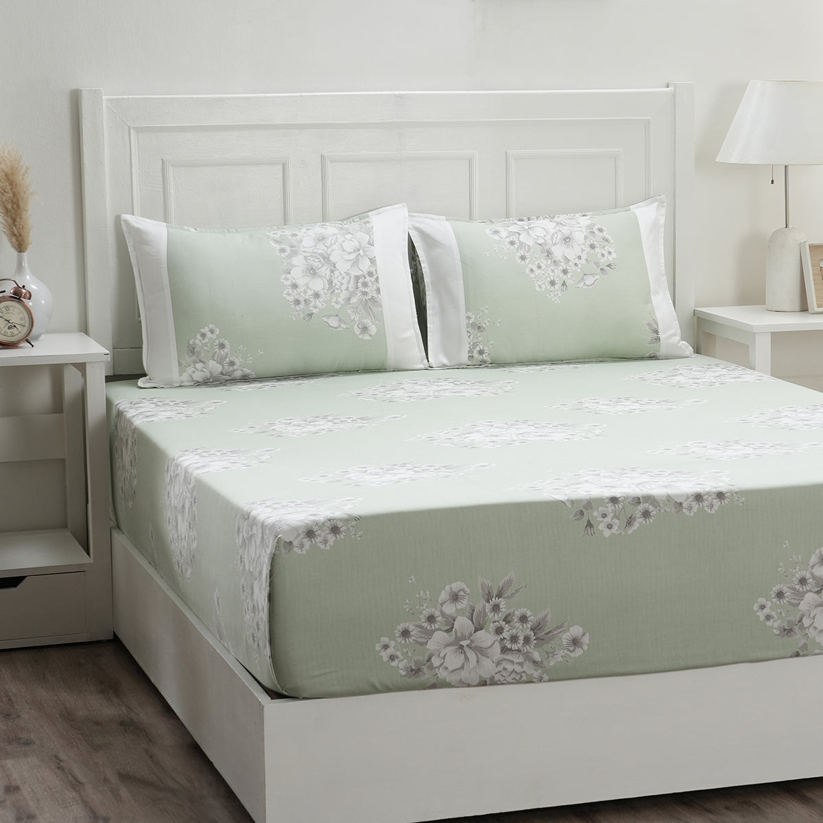 Royal Botanic Bloom Flora 200 TC Cotton 6PC Bed Bath Set