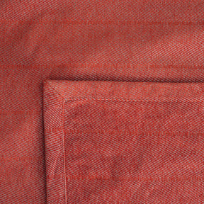 Caroline Woven Herringbone Pattern with Soft Drape Style Red Bed Cover/Blanket