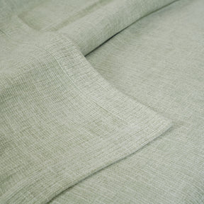Tranquil Essence Burb Slub Viscose Blend Weaved Green Bed Cover