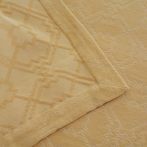 Utopian Regan Geometric Frills Soft 100% Cotton Bed Cover