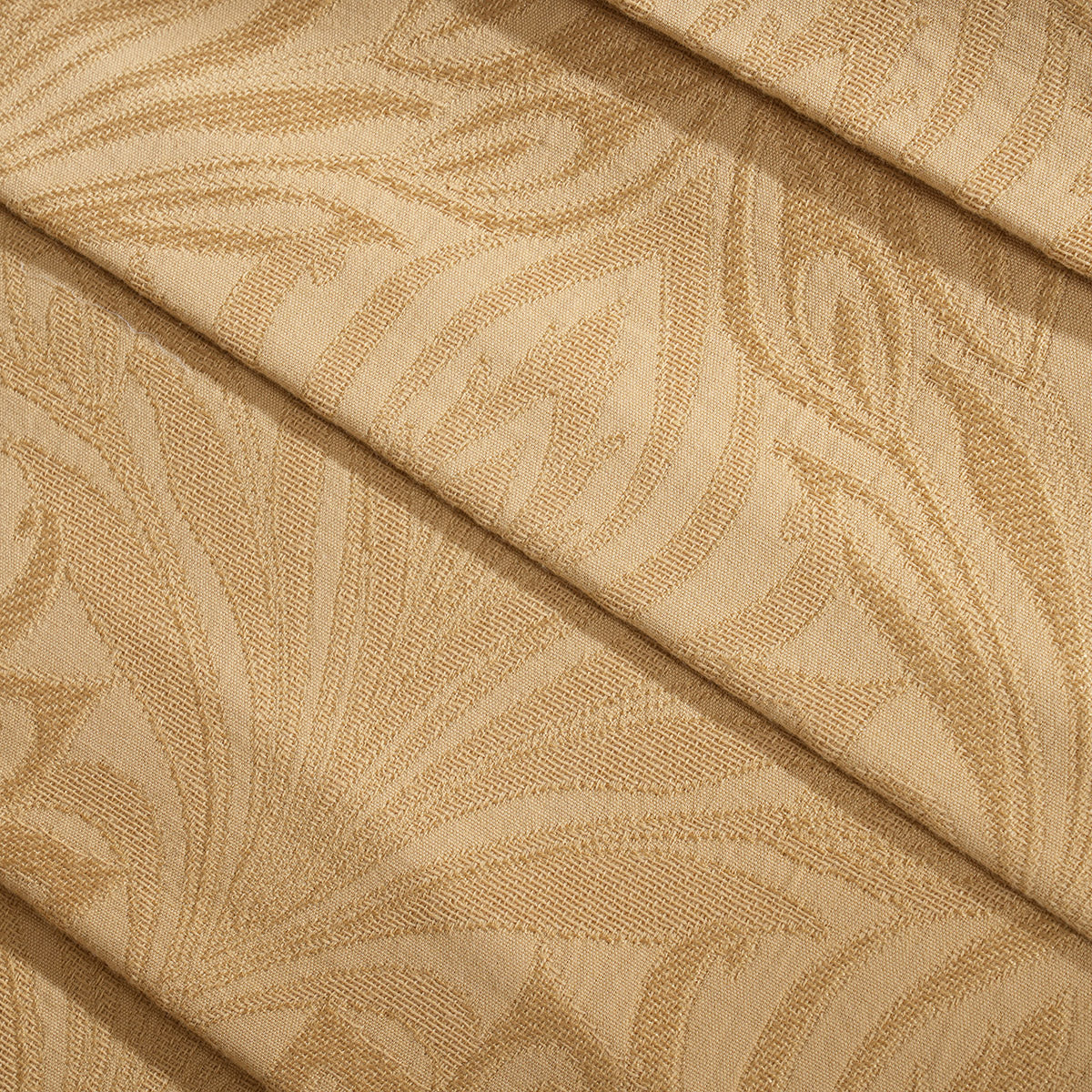 Classical Ornate Acorus Bliss Blend Cotton Bed Cover Gold