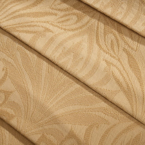 Classical Ornate Acorus Bliss Blend Cotton Bed Cover Gold