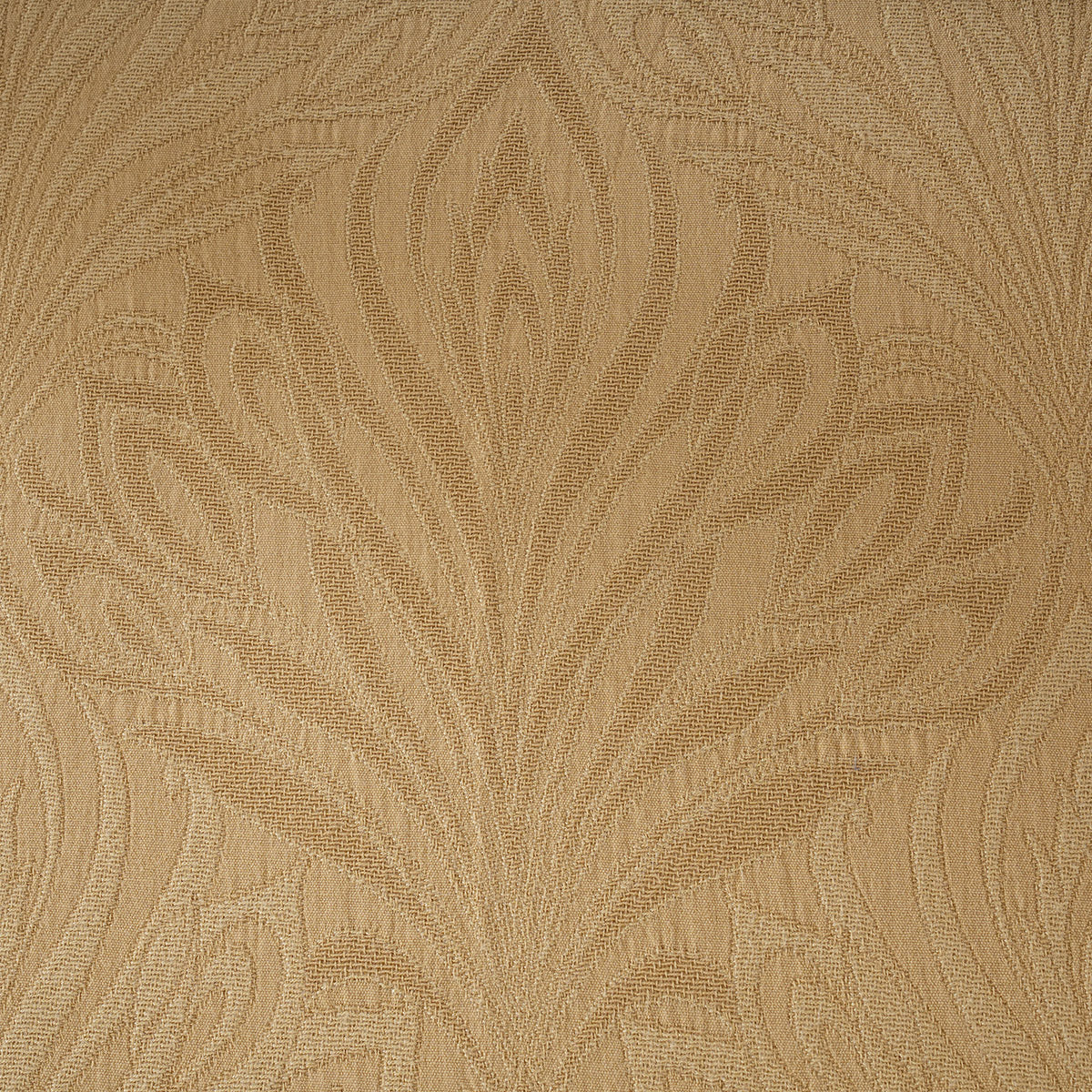 Classical Ornate Acorus Bliss Blend Cotton Bed Cover Gold