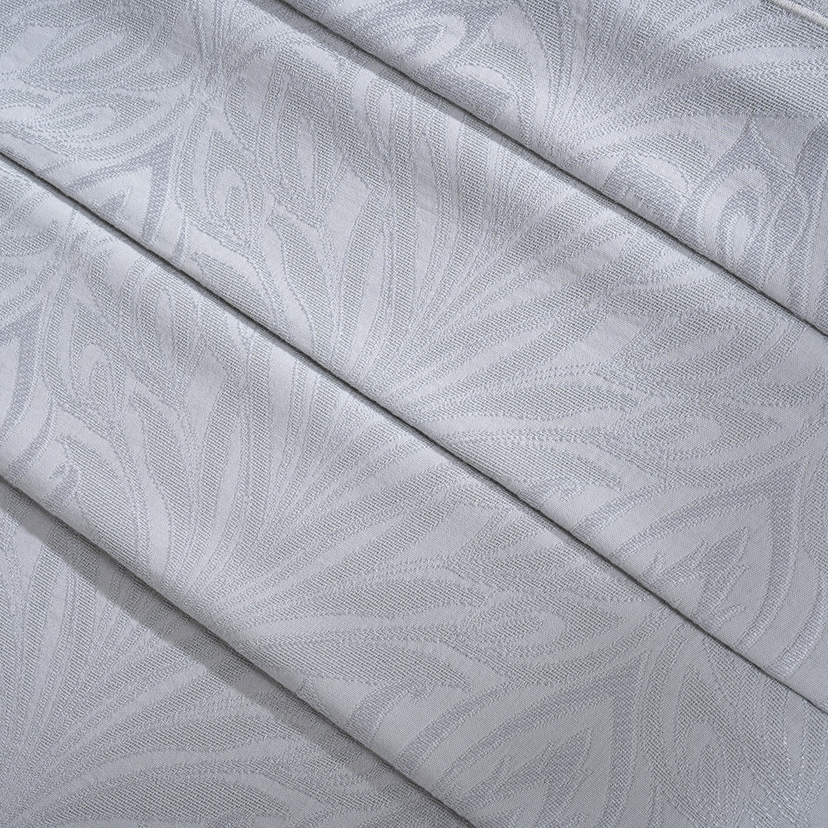 Classical Ornate Acorus Bliss Blend Cotton Bed Cover Blue