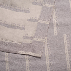 Exotic Heritage Ruler Dot Grey Bed Cover