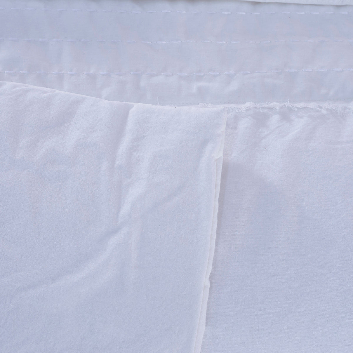 Rurban Divine Stitch Sorbet White 12PC Quilt/Quilted Bed Cover Set