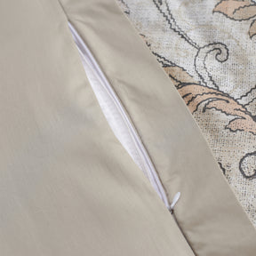 Nostalgic Attire Pearl Petal Peach 100% Cotton Soft 9PC Duvet Cover Set