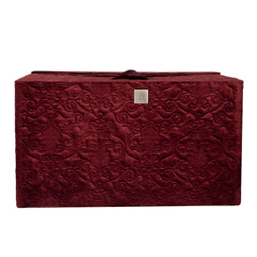 9PC Quilt/Quilted Bed Cover Set Belladonna Brooklyn Red