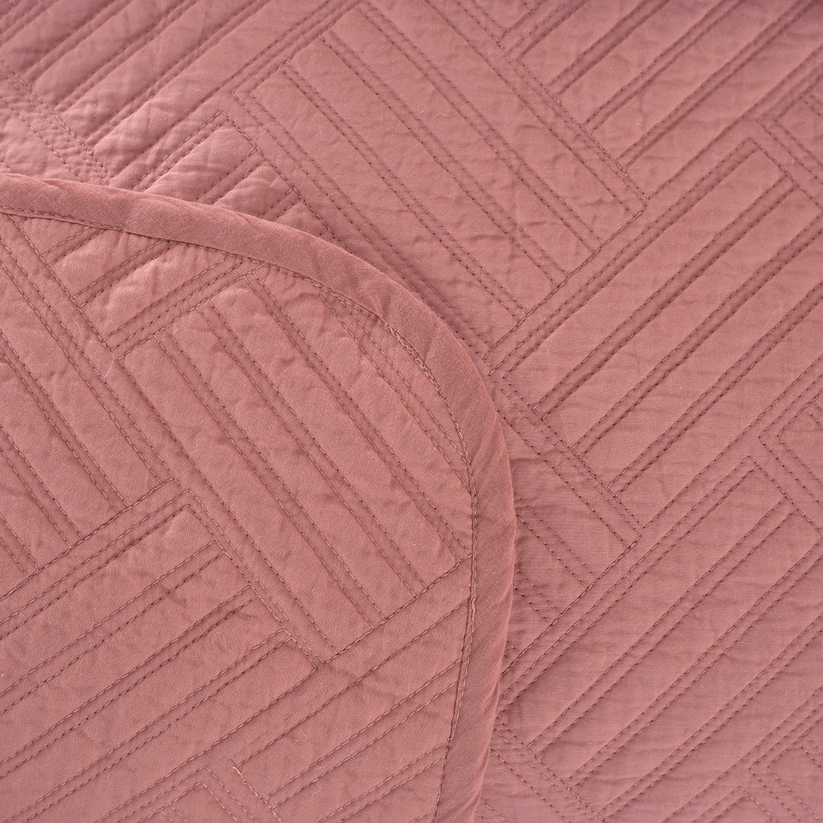 Eliott Pink 8PC Quilt/Quilted Bed Cover Set