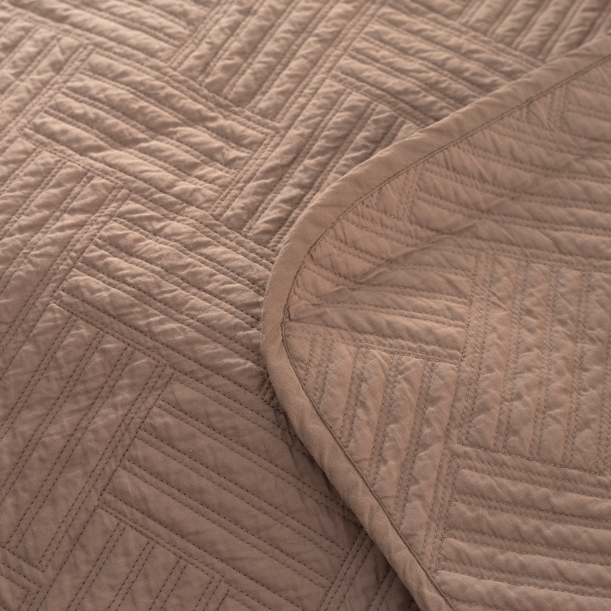 Eliott Neutral 8PC Quilt/Quilted Bed Cover Set