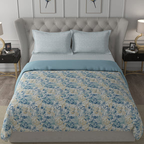 Backyard Patio Meridian Blue 4 PC Quilt/Quilted Bed Cover Set