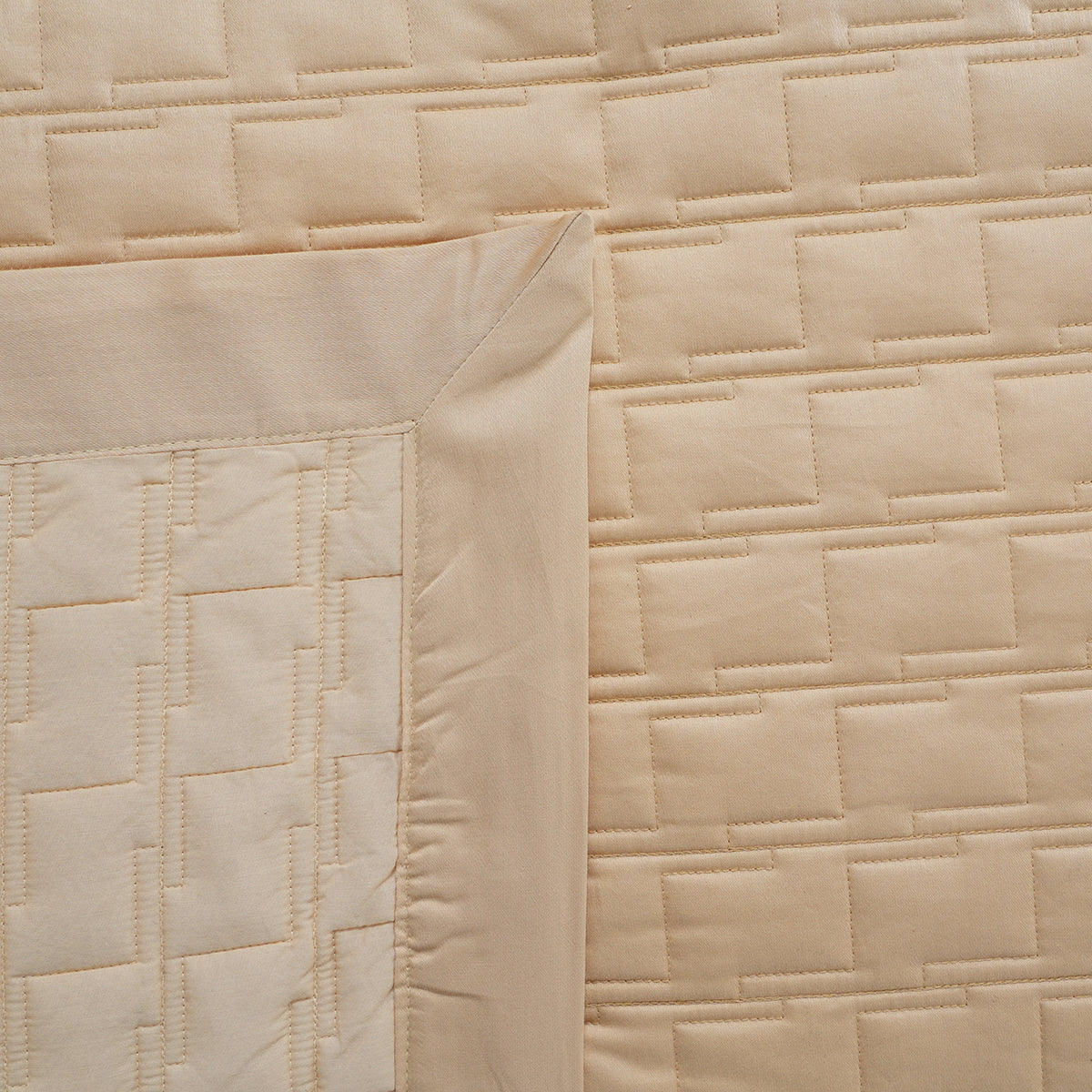 Chester Luxica Elan Gold 11PC Quilt/Quilted Bed Cover Set