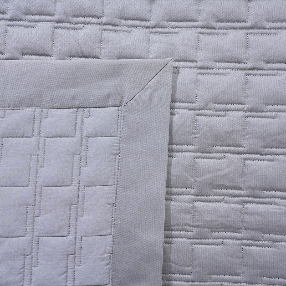 Chester Luxica Shark Skin 11PC Quilt/Quilted Bed Cover Set