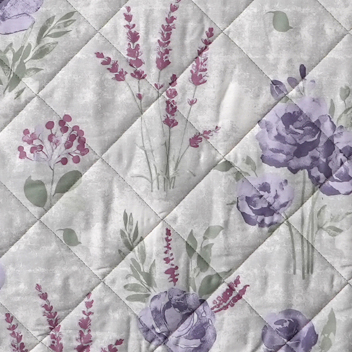 Optimist Bloom Soft Rose 4PC Quilt/Quilted Bed Cover Set