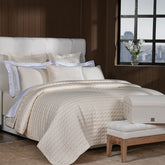 Chester Luxica Cream 11PC Quilt/Quilted Bed Cover Set
