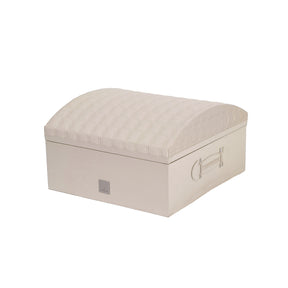 Chester Luxica Cream 11PC Quilt/Quilted Bed Cover Set