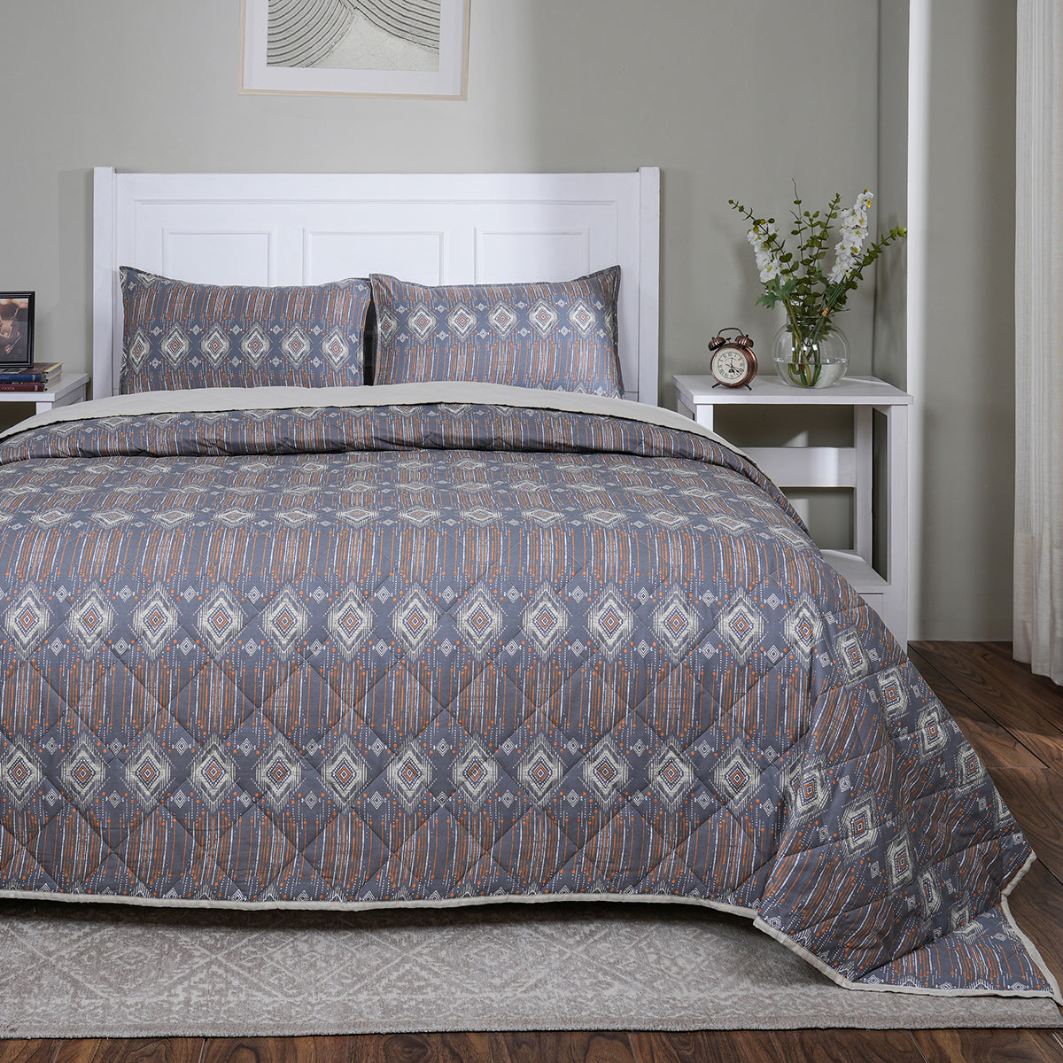 Sensory Bloom Gareth 4 pcs Orange Quilt Set