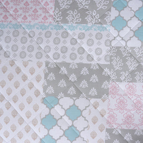 Sensory Bloom Lennon 4 pcs Blue Quilt Set
