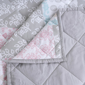 Sensory Bloom Lennon 4 pcs Blue Quilt Set