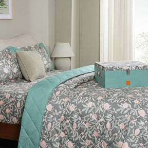 Sensory Bloom Granada 4 pcs Green Quilt Set