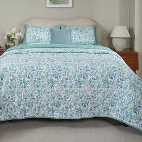 Sensory Bloom Zesty 4 pcs Aqua Quilt Set