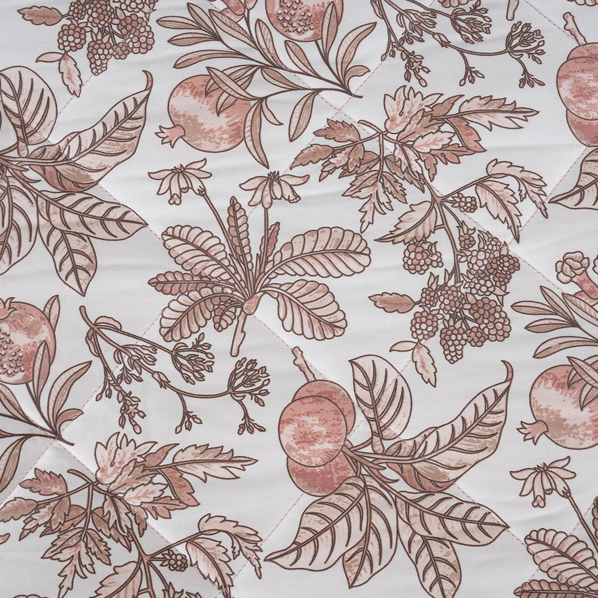 Sensory Bloom Fruity Foliage 4 pcs Pink Quilt Set