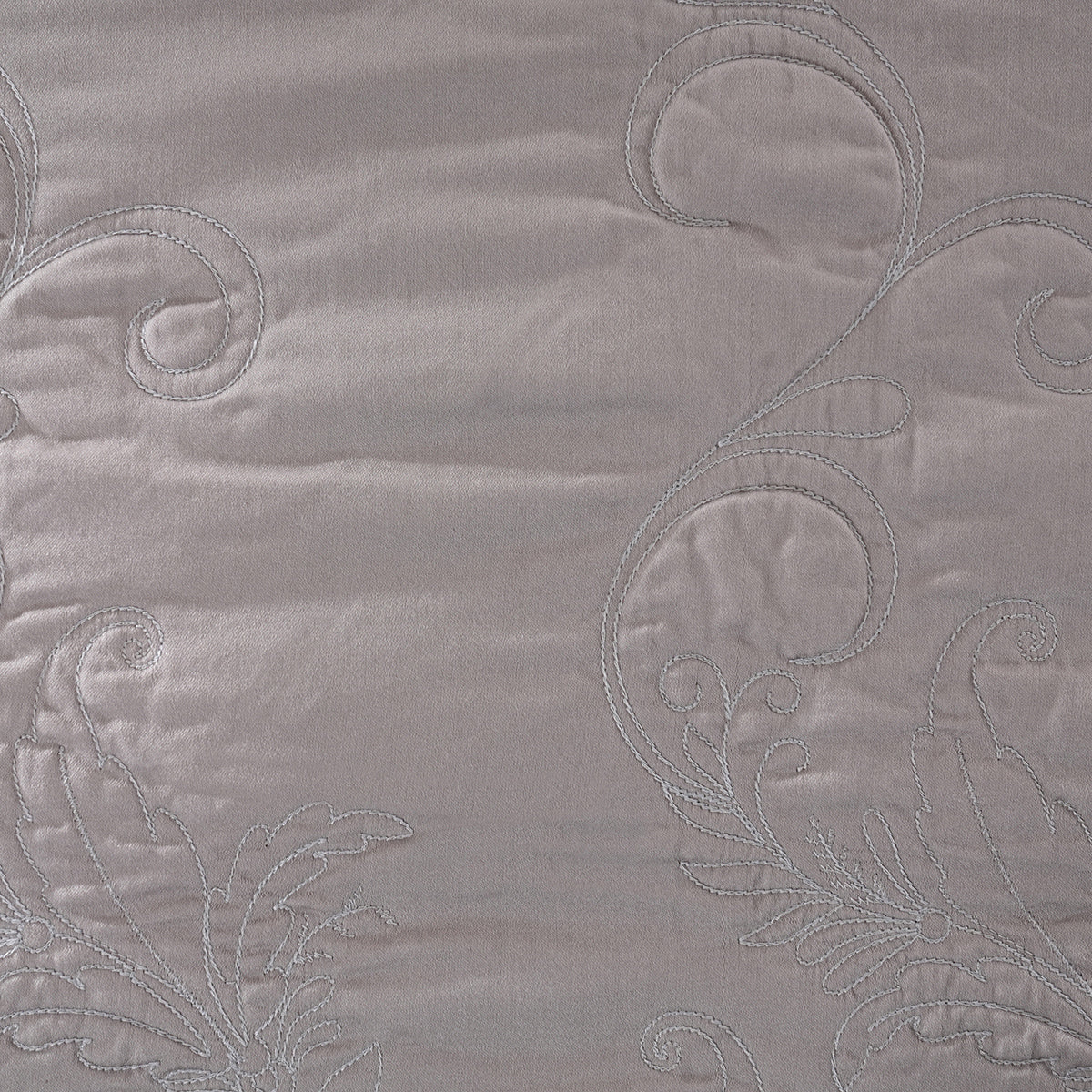 8pcs Quilt/Qulited Bed Cover Set Neutral Classical Ornate Twirls & Swirls