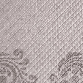 8pcs Quilt/Qulited Bed Cover Set Gold Classical Ornate Seamless Scroll