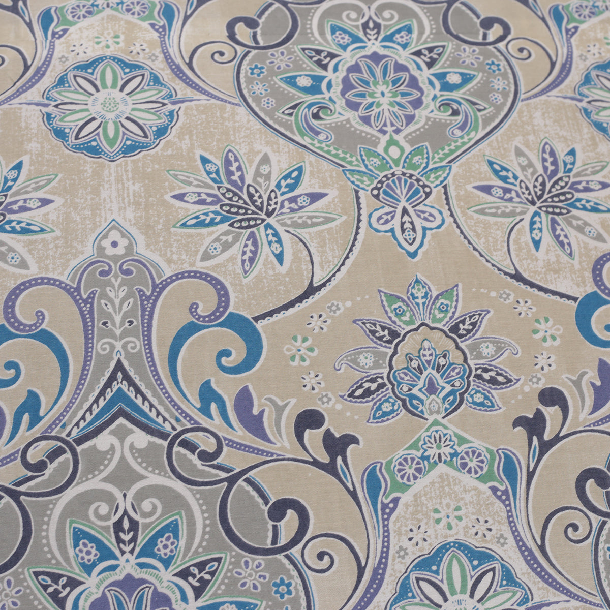 Nouveau Tradition Lawn Rerun Blue Duvet Cover Set