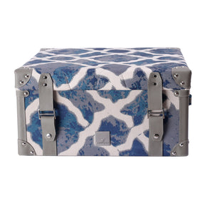 Nouveau Tradition Form Replay Blue Quilt Set