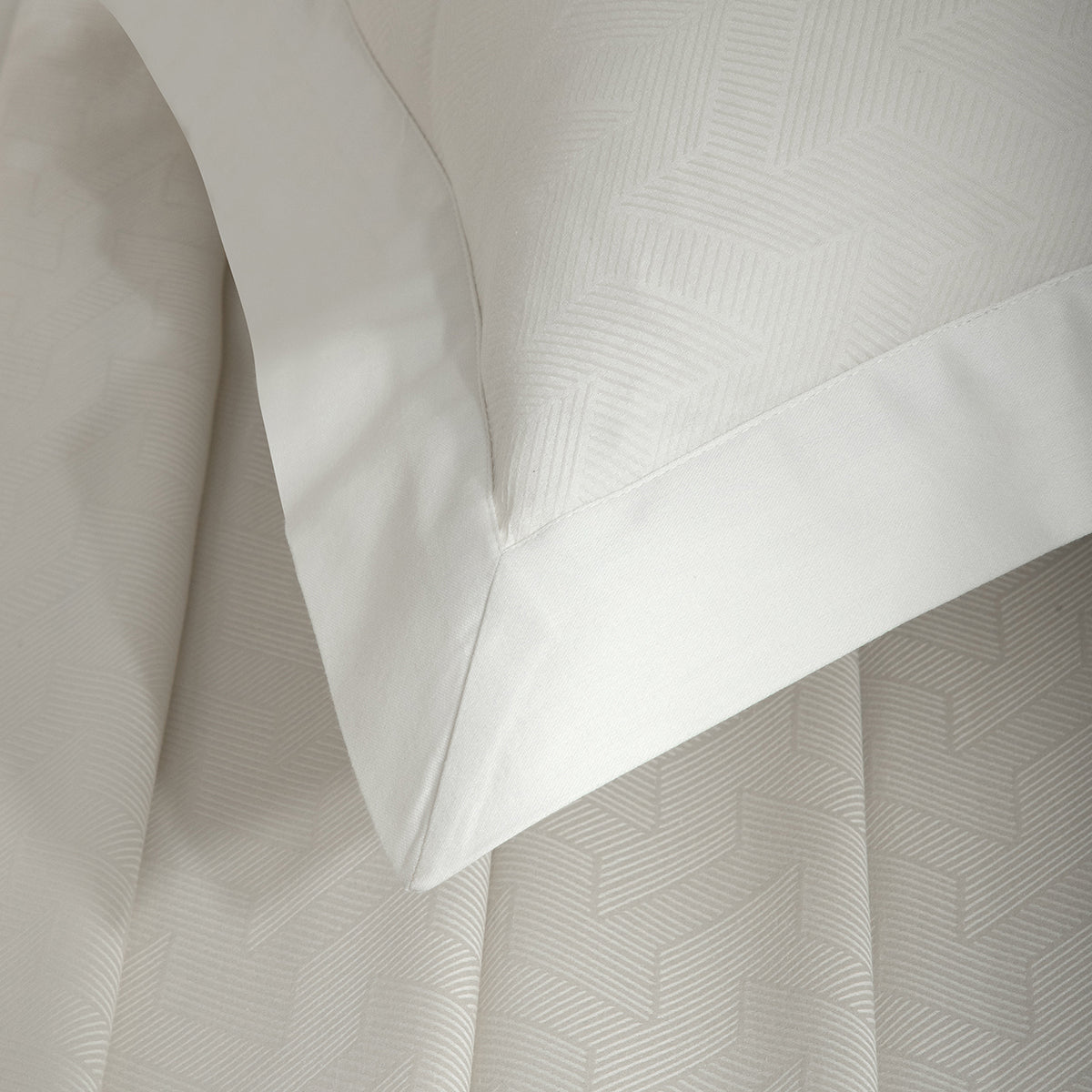 Bedsheet with Pillow Case Habitat 100% Cotton Jacquard Vanilla