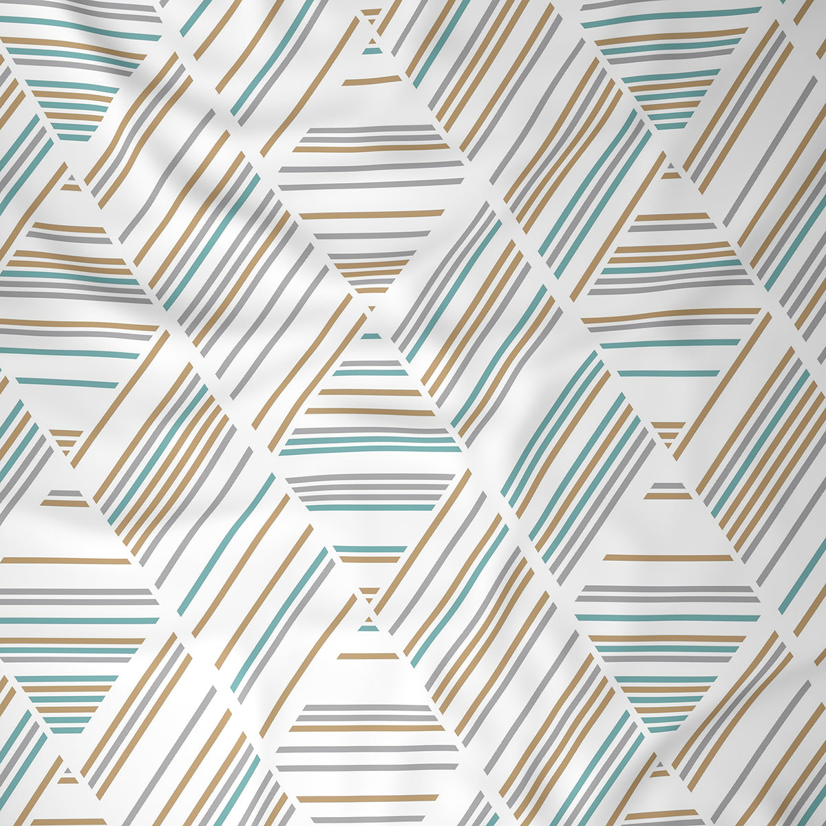 Glam Altice Printed 200 TC 100% Cotton Blue Bed Sheet