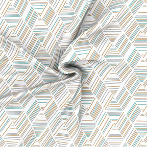 Glam Altice Printed 200 TC 100% Cotton Blue Bed Sheet