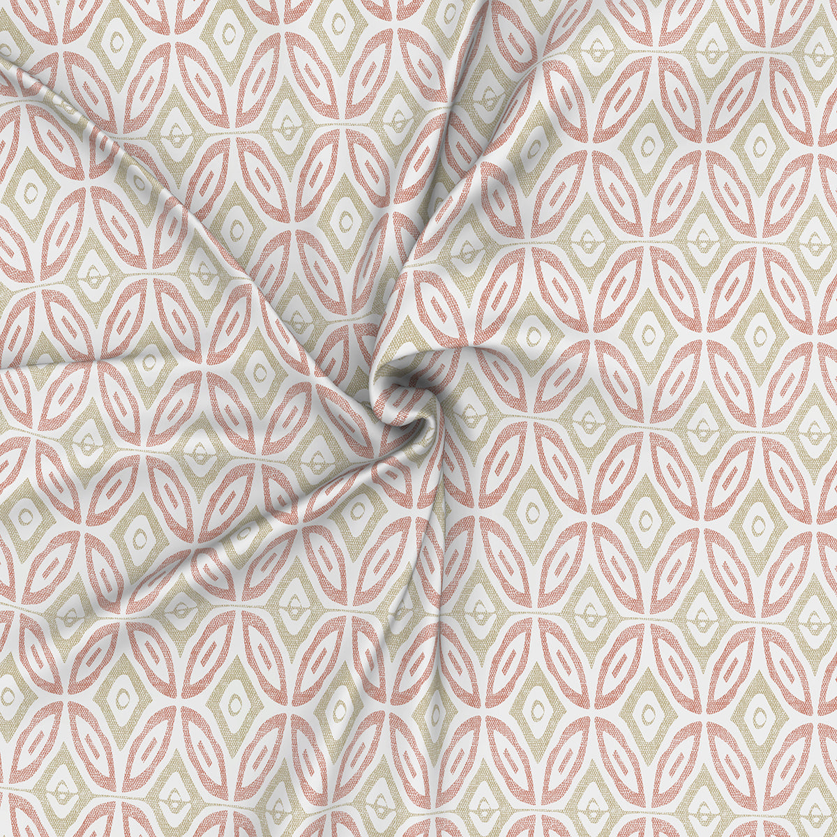 Inhouse Ardour Soren Printed 200 TC 100% Cotton Red Bed Sheet with Pillow Case