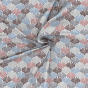 Florescence Boston Printed 100% Cotton Blue Bed Sheet