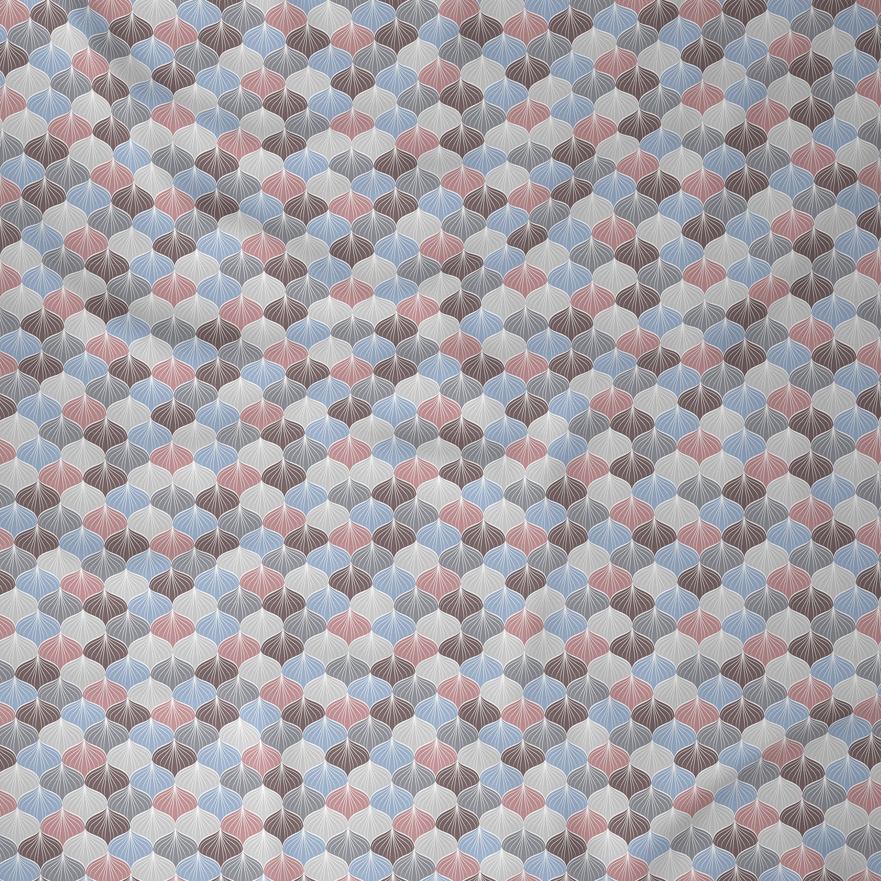 Florescence Boston Printed 100% Cotton Blue Bed Sheet