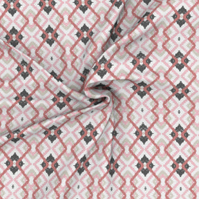 Florescence Cayden Printed 100% Cotton Red Bed Sheet