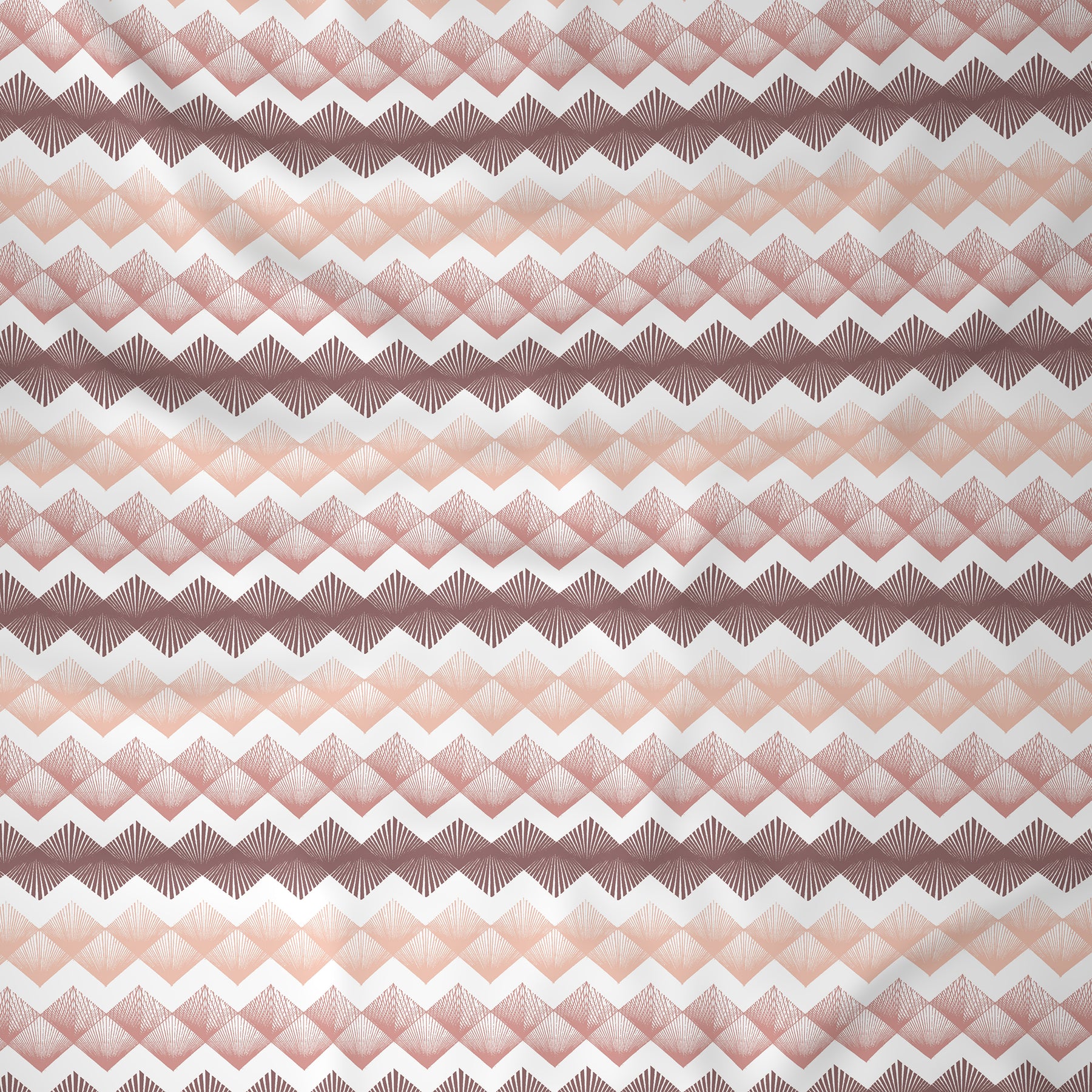 Florescence Livia Printed 100% Cotton Pink Bed Sheet with Pillow Case