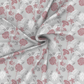 Florescence Briar Red Bed Sheet With 2 Pillow Covers