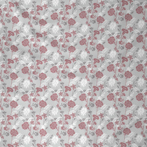 Florescence Briar Red Bed Sheet With 2 Pillow Covers