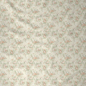 Florescence Denver Printed 100% Cotton Red Bed Sheet